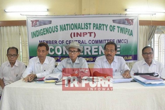 TNV, ATTF, NLFT Terrorists under the mask  of INPT raise Anti-Bengali propaganda: Unemployment, Starvation are non-issues, but INPT now demands to â€˜kick outâ€™ all Bengalis since 1951 via NRC, seeks inner permit for ADC